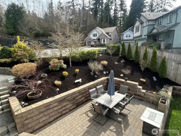 Patio View from deck