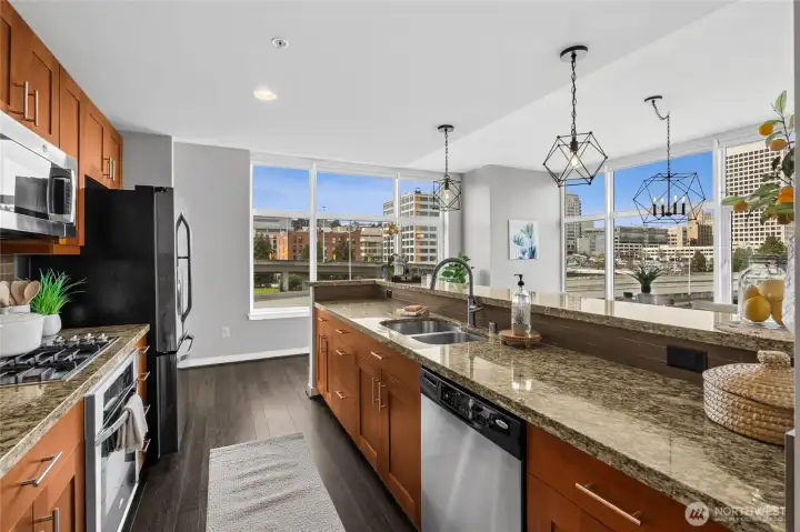 Picture yourself here, preparing a feast for an evening gathering of guests.