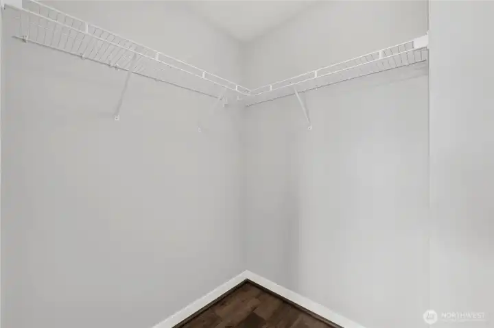 You can create any kind of closet space you like in this room.