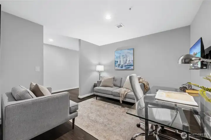 The bonus room has so many uses!