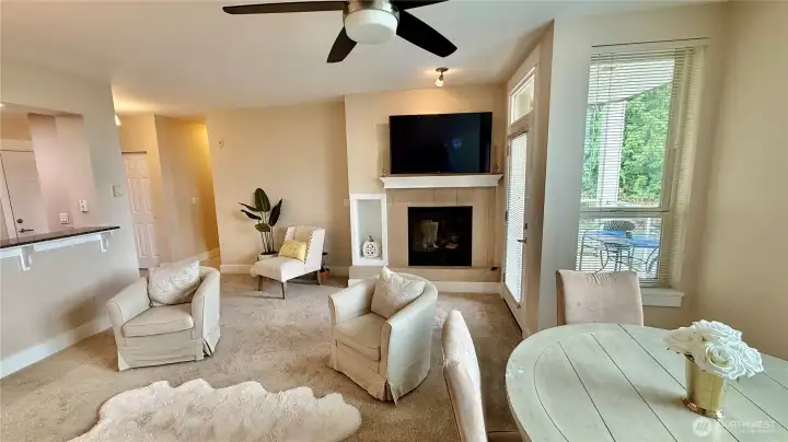 Living Room and Dining Nook