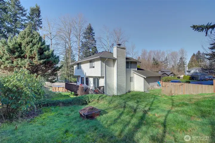 SPACIOUS lot is nearly 13000 sq ft