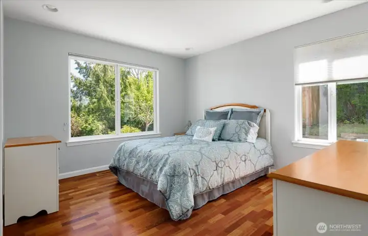 The second bedroom to the right. Pretty views from every window!