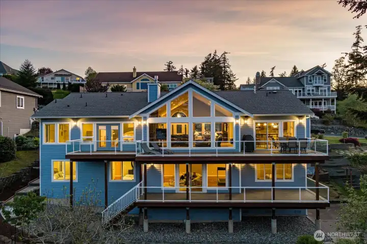 Such a gorgeous home. Every window allows for maximum view!