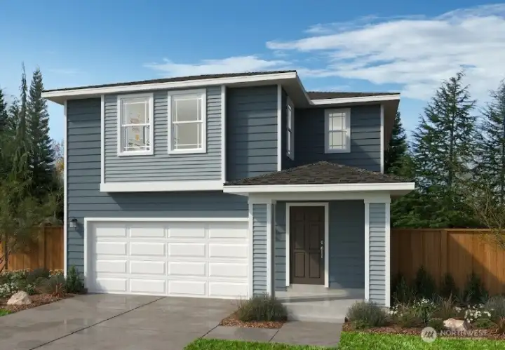 Color rendering, not actual home
