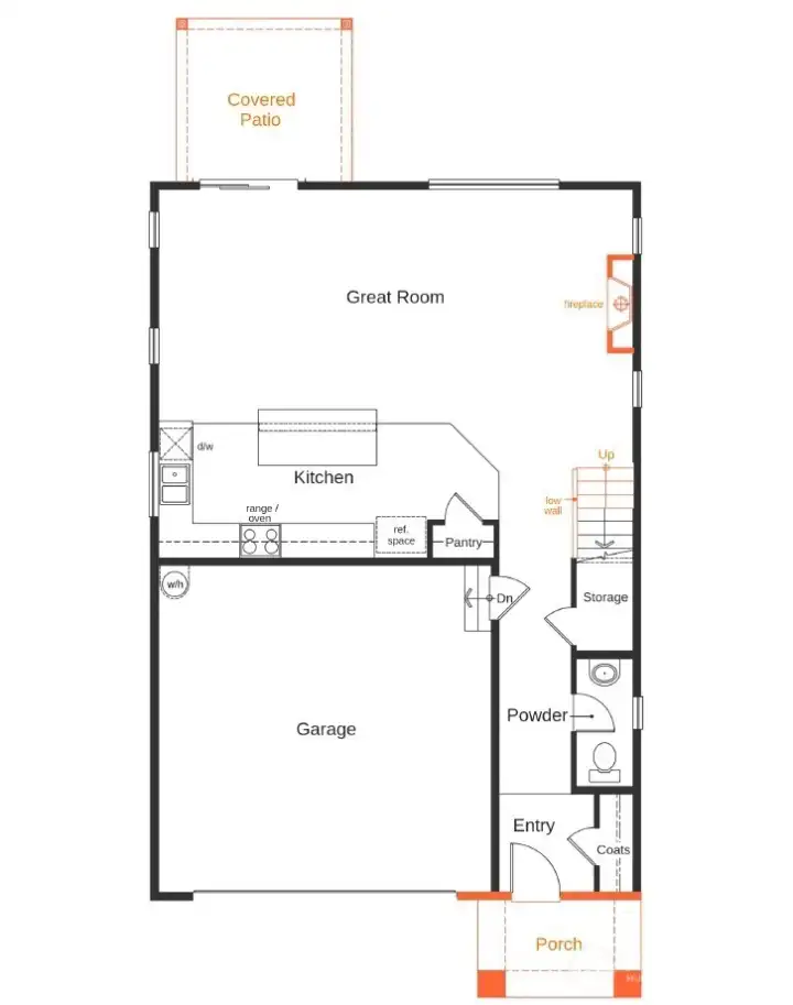 For layout purposes, not actual home