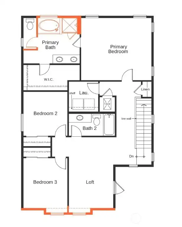 For layout purposes, not actual home