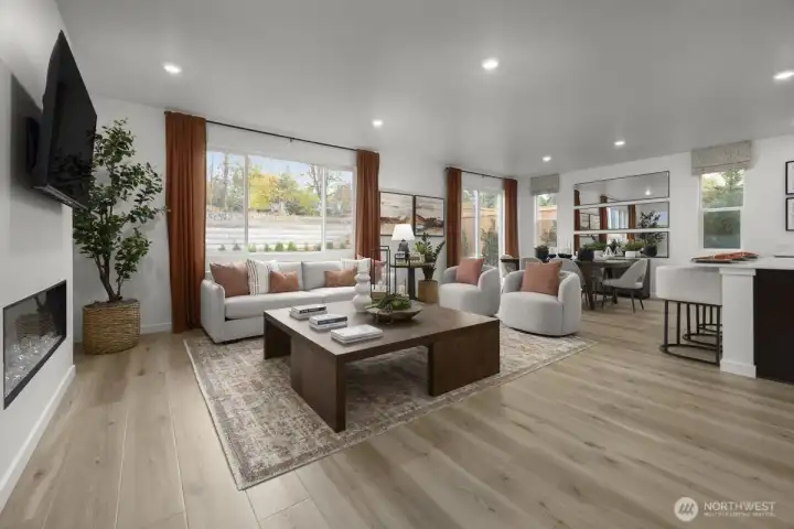 For layout purposes, not actual home