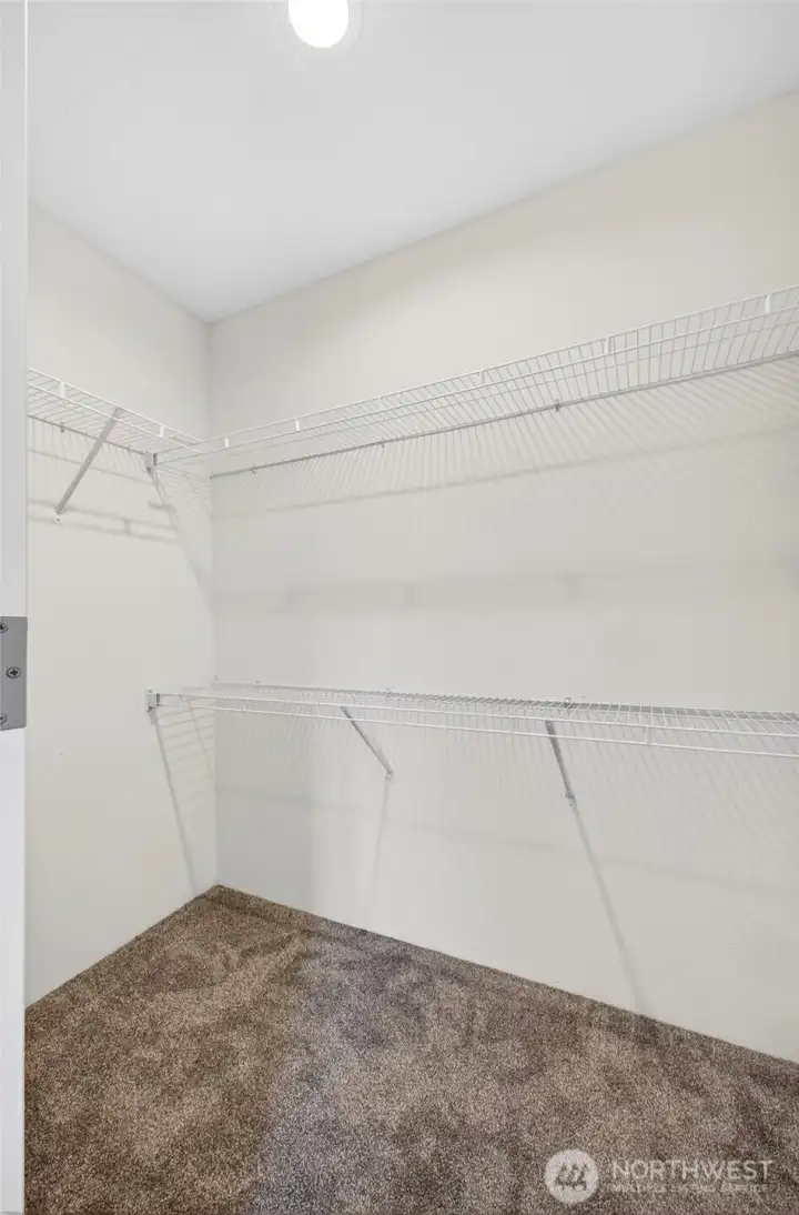 walk in closet in primary