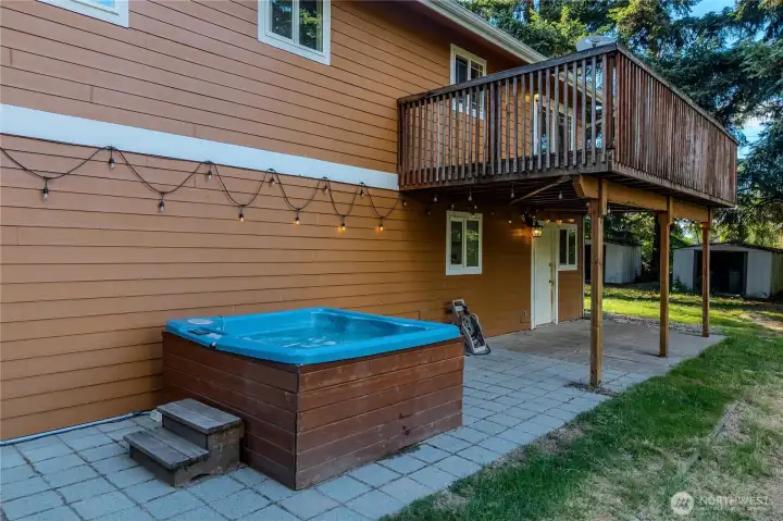 Relax in your hot tub after a long day Relax in your hot tub after a long day