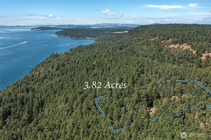 3.82 acres located on San Juan Island's desirable West Side...