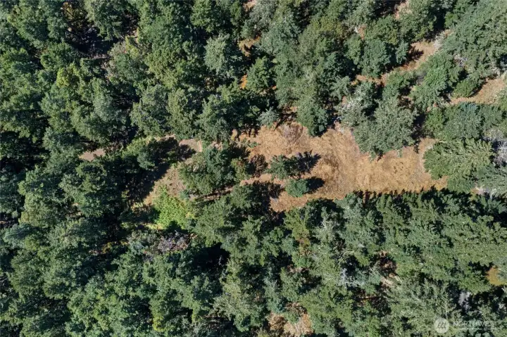 Aerial view of lot... Upper portion on the right...