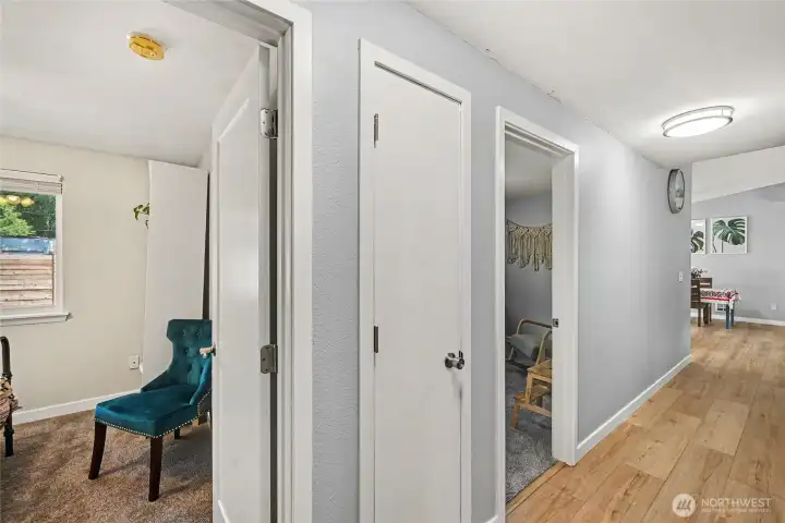 Fresh new carpet and flooring, along with a brand new roof and water heater, make this home move-in ready.