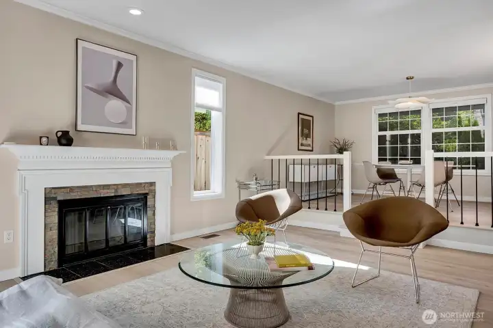 Bright and spacious living room and dining area, featuring an open-concept layout perfect for entertaining and daily living.