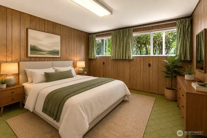 Lower level bedroom. *Virtually staged* Lower level bedroom. *Virtually staged*