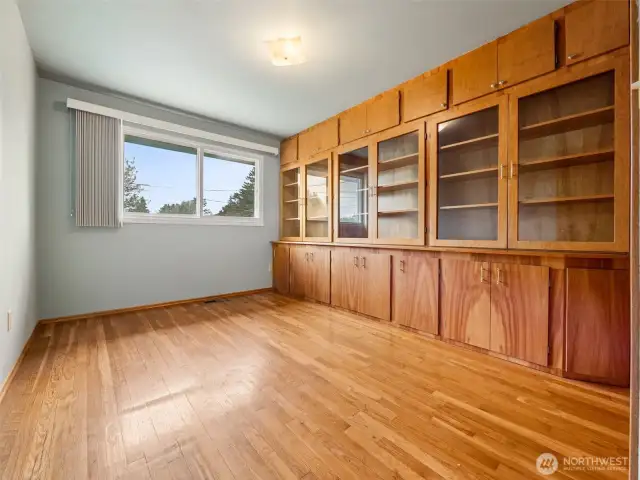 2nd bedroom as tons of built-in cabinet storage