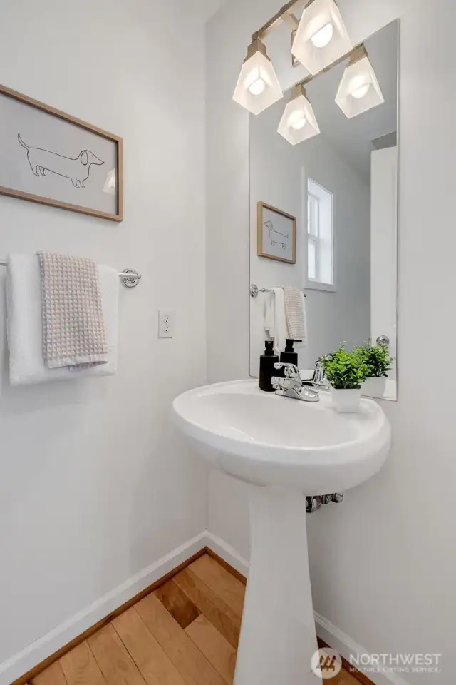 Main floor powder room