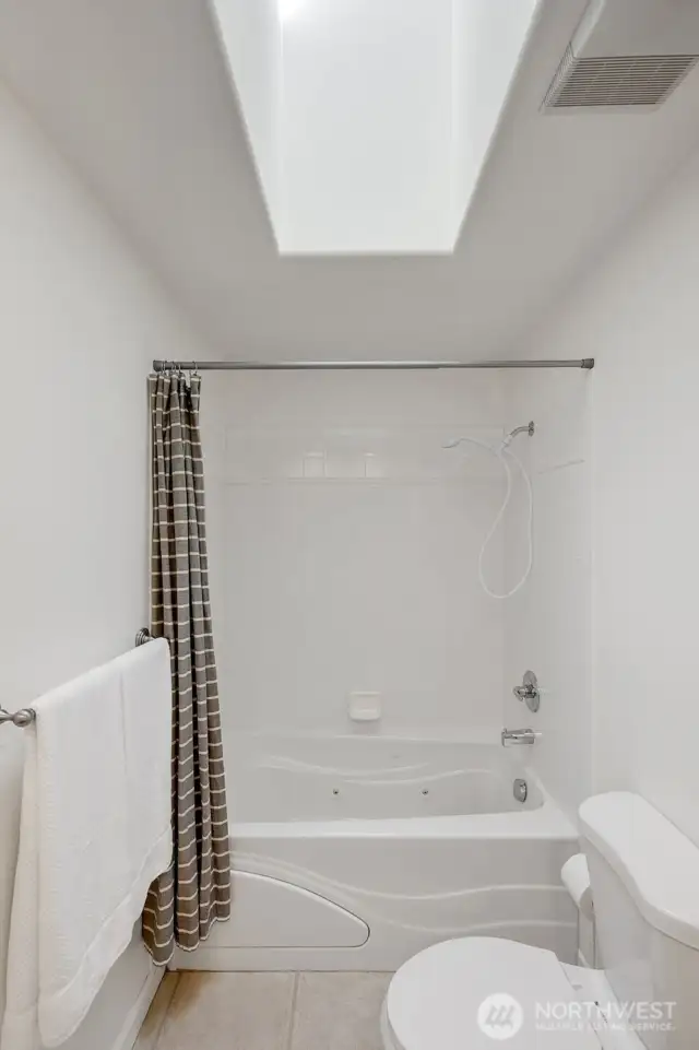Primary Suite Bath with Skylight