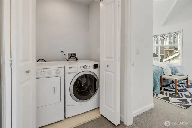 Laundry on Upper Floor