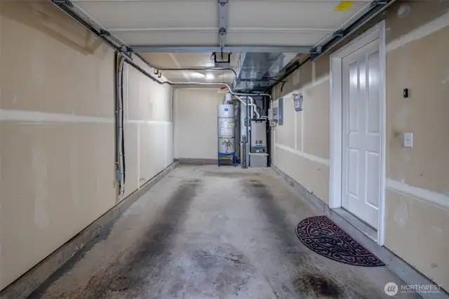 Garage with Additional Storage Space
