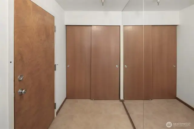 Entry w/ Closets