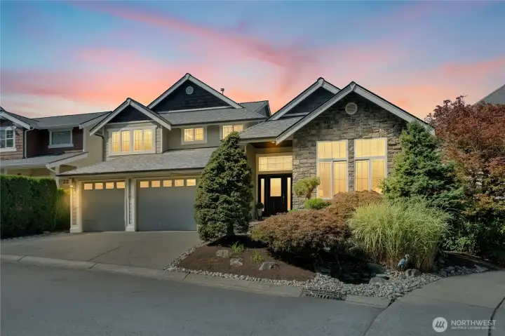 Sitting at the top of Woodside at McGarvey Park is this stately Donogh Homes home. Cul-de-sac, dead end road with no homes behind you.