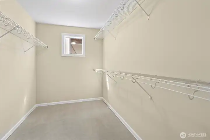 Owner Suite walk-in closet