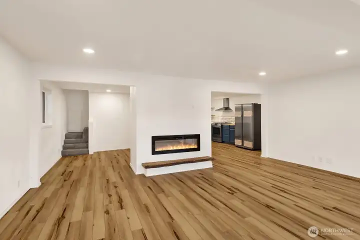 Living Room/Kitchen/Stairs