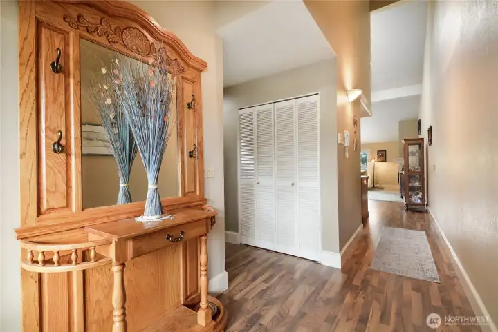 Entry leading to great room