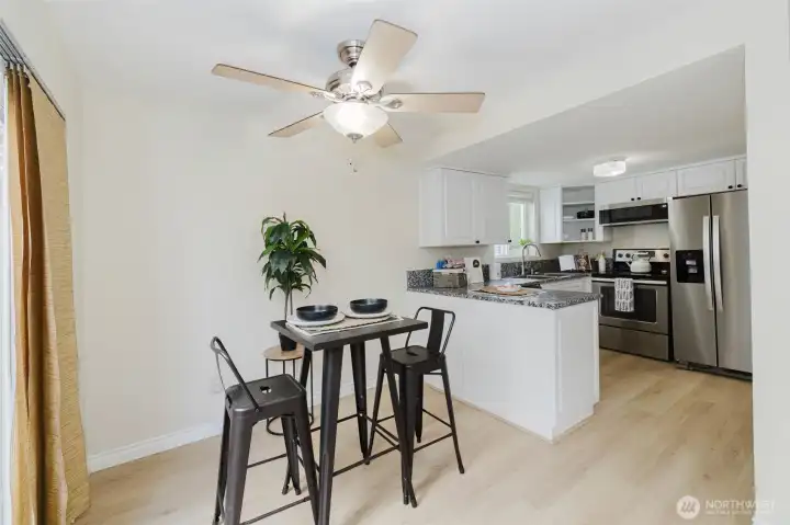 Dining area and Kitchen