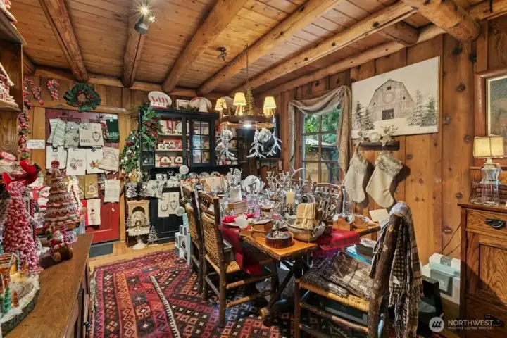 Kitchen Nook/Dining area (currently part of Christmas Shop business)