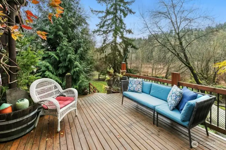 Beautiful views to Patterson Creek acreage area on lower portion of property