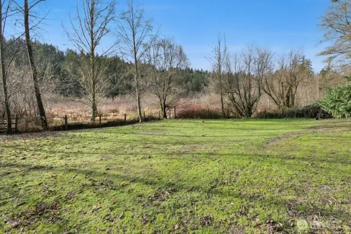 Pasture area for your animals!
