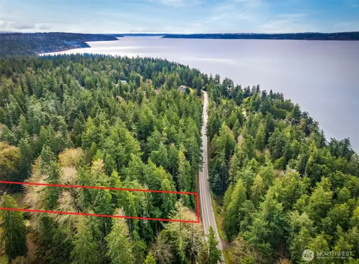 Facing South. Lot lines are approximate, buyer to verify.