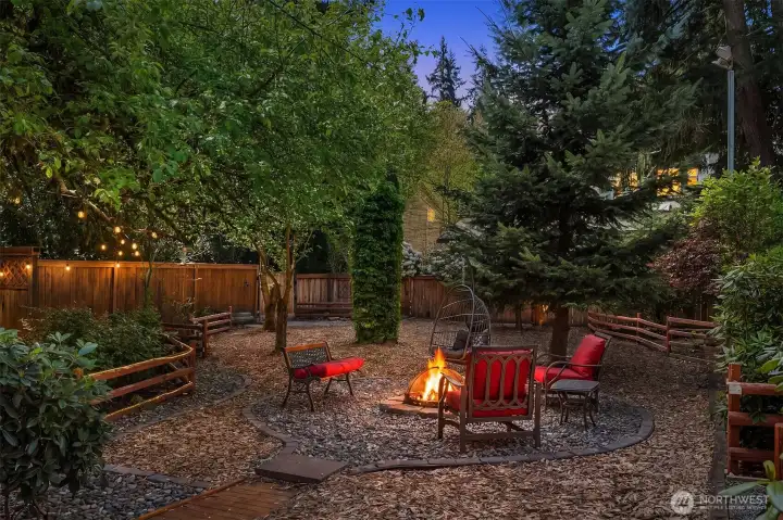 Huge back yard!