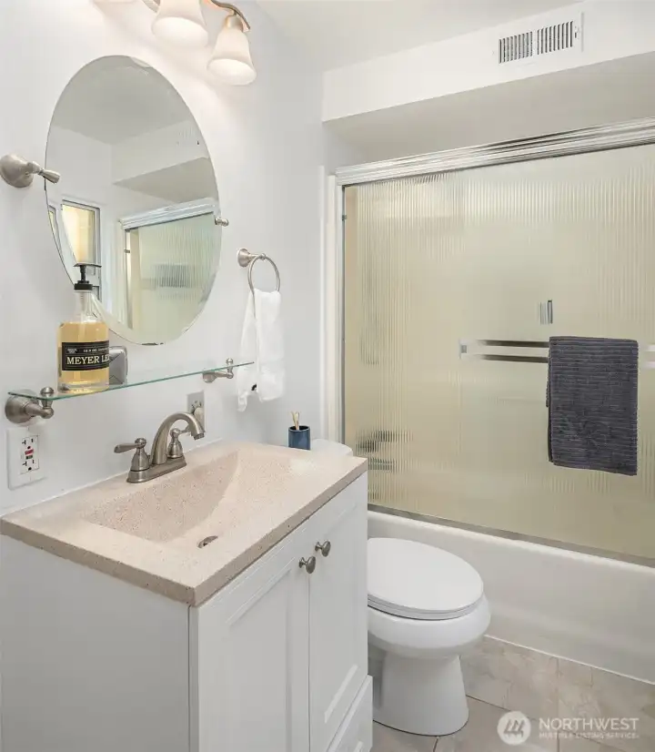 Downstairs bathroom.