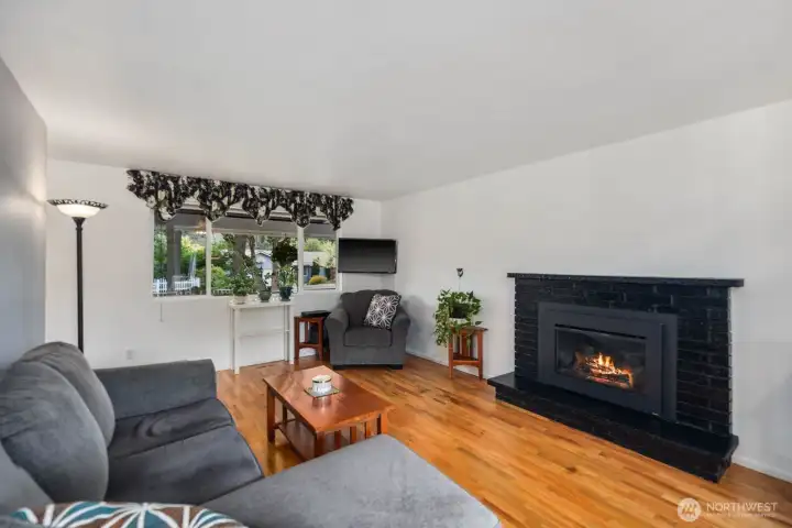 The Gas Fireplace is a Show Stopper!
