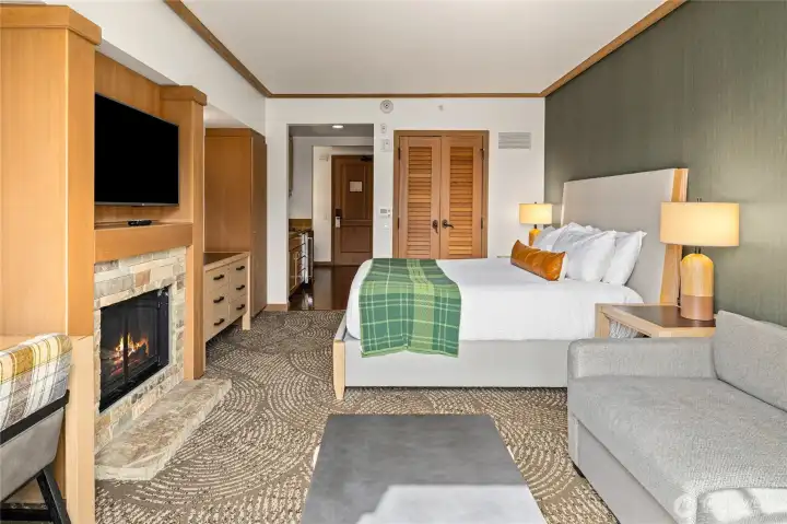 Another view of the interior looking towards the entry.