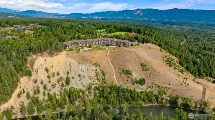 Championship golf course with sweeping mountain and valley vistas.