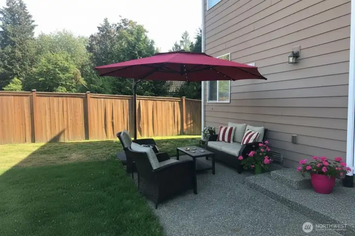 Back patio