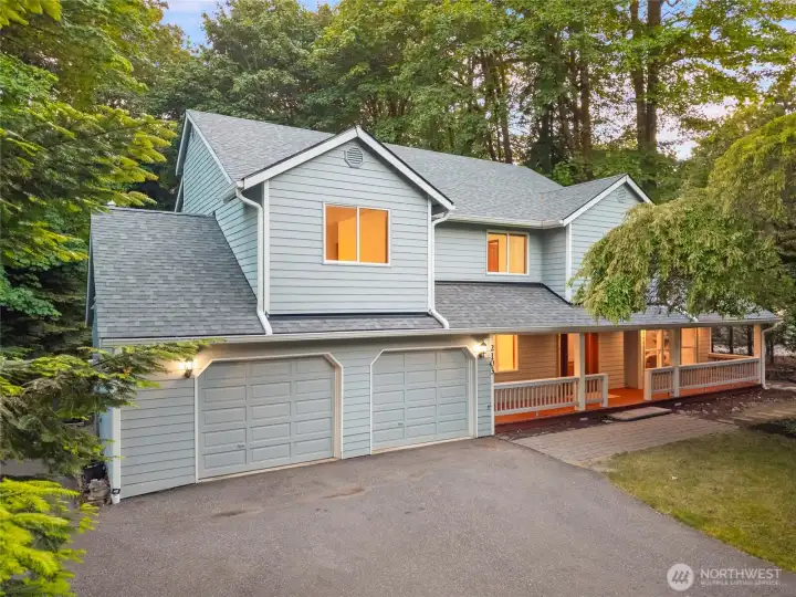 WELCOME IN | You found a home with 3,438 sq ft, 4 bedrooms, 3.5 bathrooms on a .63 acre lot in beautiful West Olympia. Add in the brand new roof and amazing access to amenities and it just might be the perfect home.