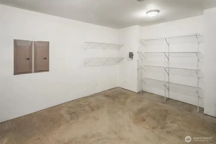 This is just one of two enormous storage rooms downstairs. Create the wine cellar you’ve always wanted, claim a dedicated hobby space, or finally enjoy abundant room for seasonal décor, outdoor gear, and everything you want neatly tucked away. This is just one of two enormous storage rooms downstairs. Create the wine cellar you’ve always wanted, claim a dedicated hobby space, or finally enjoy abundant room for seasonal décor, outdoor gear, and everything you want neatly tucked away.