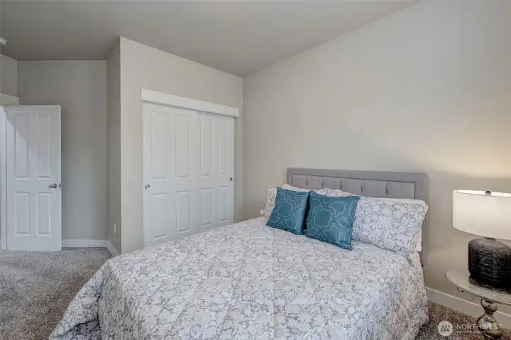 Comfortable secondary bedroom ideal for guests or a home office.