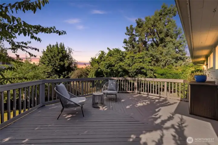 Just in time for the rest of the summer! Sunset BBQ's await on the spacious deck built for entertaining Just in time for the rest of the summer! Sunset BBQ's await on the spacious deck built for entertaining