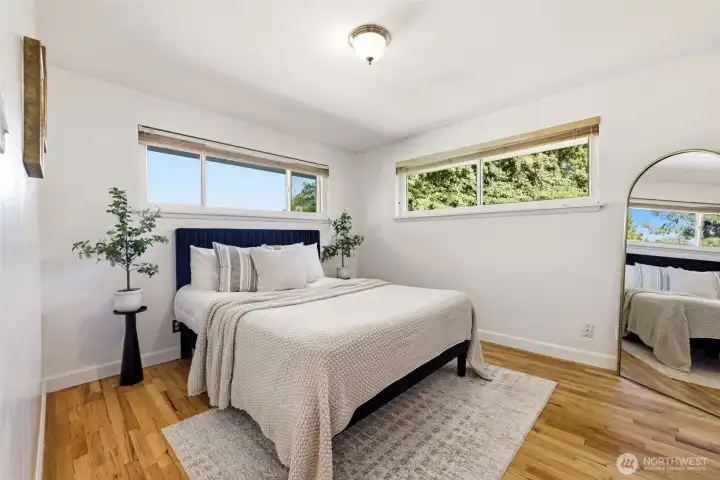 The second bedroom provides ample space for guests or a convenient home office The second bedroom provides ample space for guests or a convenient home office