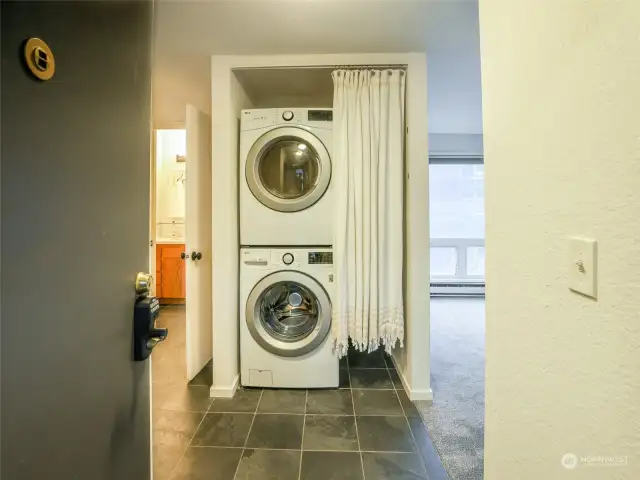 Full size new washer/dryer.