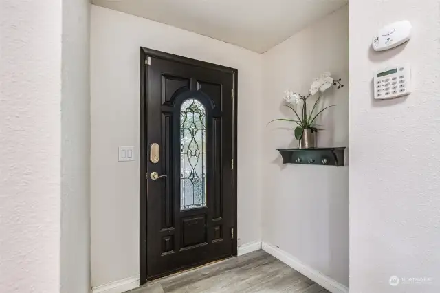 Front door from the inside