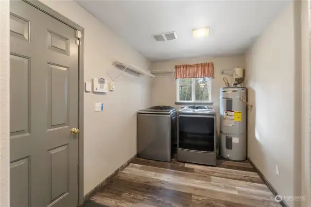 Tons of elbow room in this utility room!