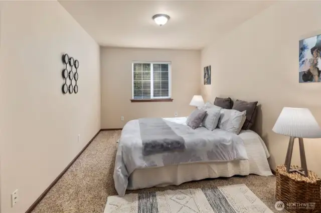 Bedroom five is the perfect guest room or a cozy space for your own comfort