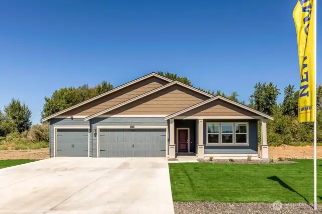 Photo rendering is representational. Actual home is under construction and finishes, elevation, and paint colors may vary. See site agent for details.